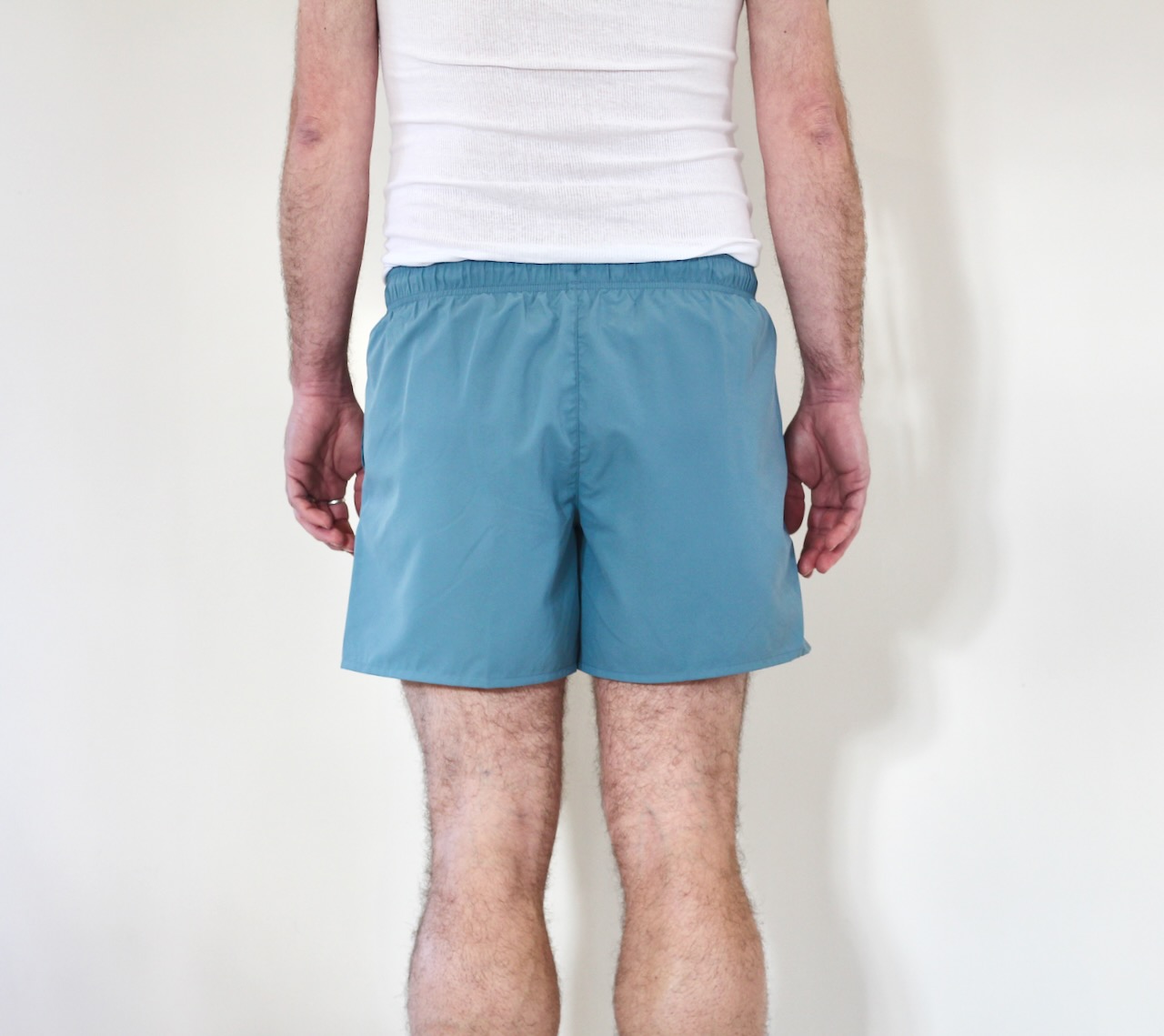 Lacoste Short de bain bleu calcaire