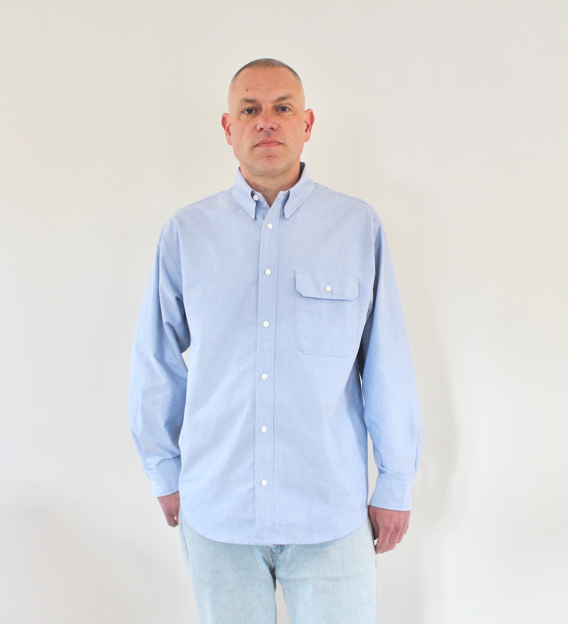 Gramicci Oxford Stance Shirt sky blue