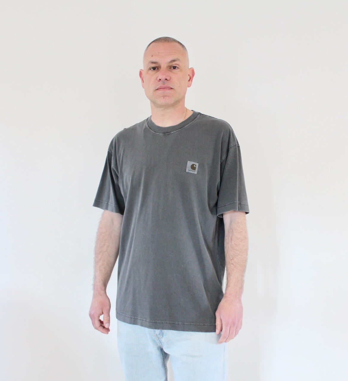 Carhartt Wip Nelson t-shirt Graphite garment dyed