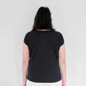 Sessun T-shirt Sixto Jacquard Moonless