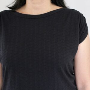 Sessun T-shirt Sixto Jacquard Moonless