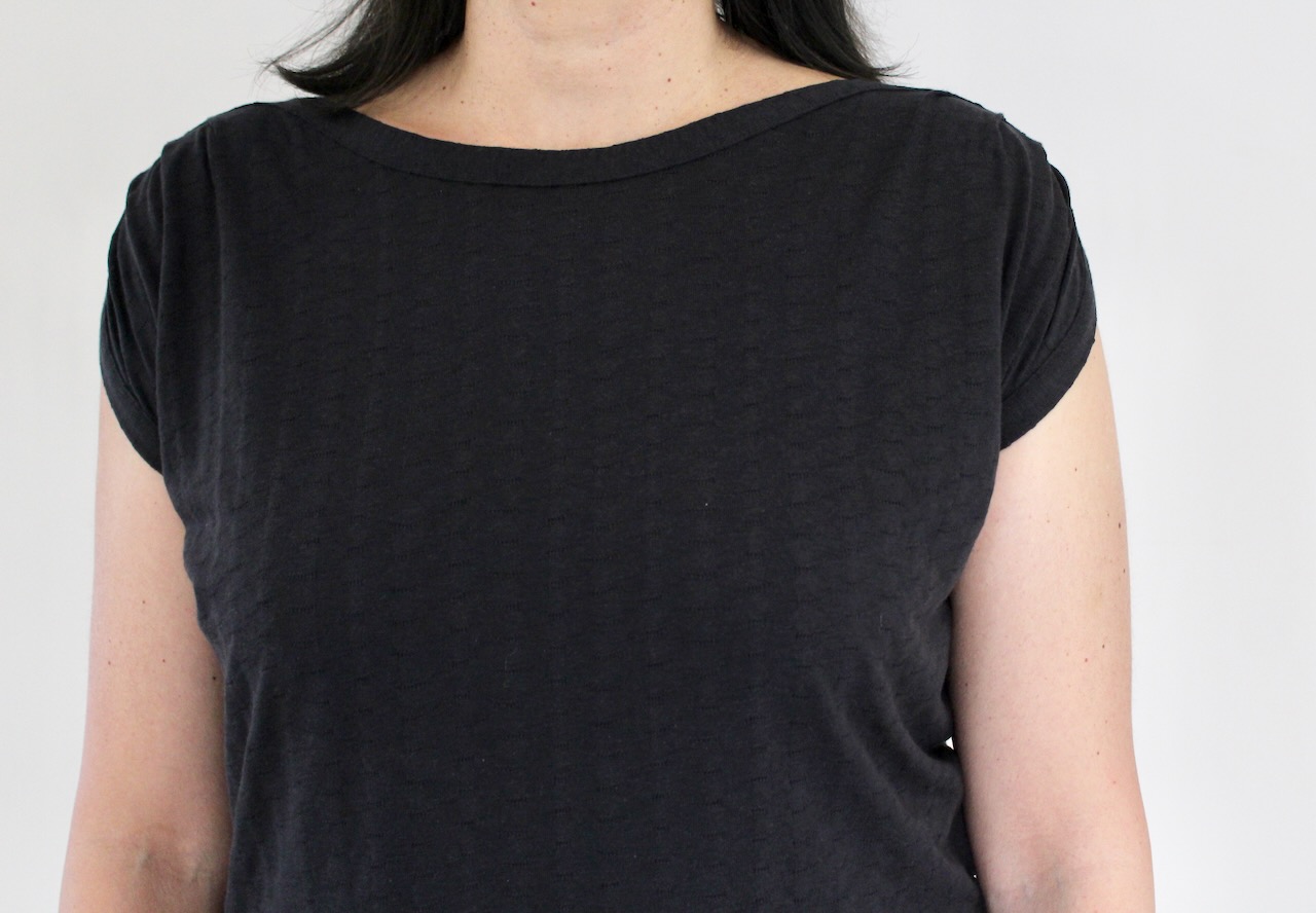 Sessun T-shirt Sixto Jacquard Moonless