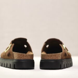 Birkenstock Boston Chunky Leve dark tea black