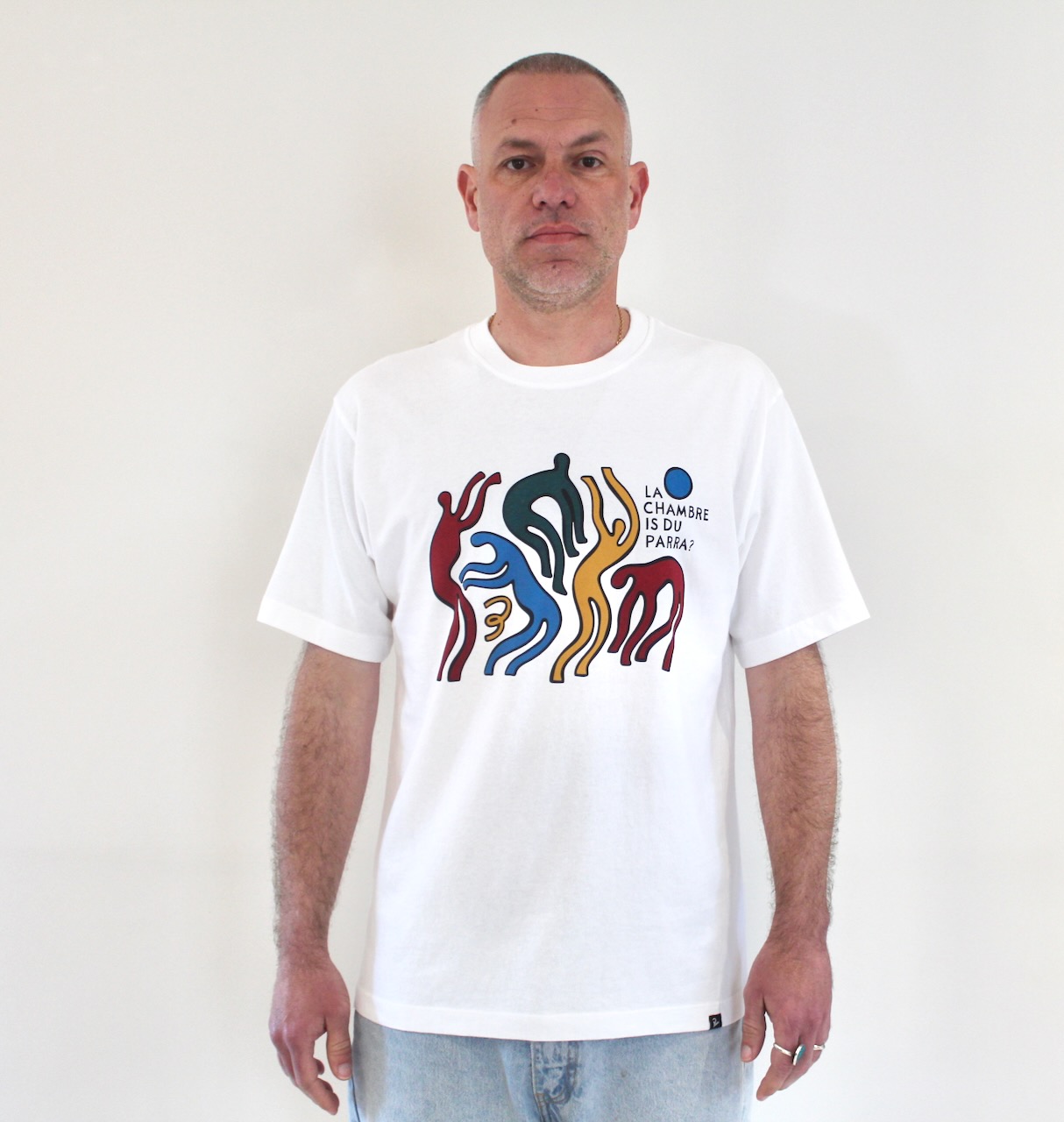 By Parra La chambre nuit t-shirt blanc
