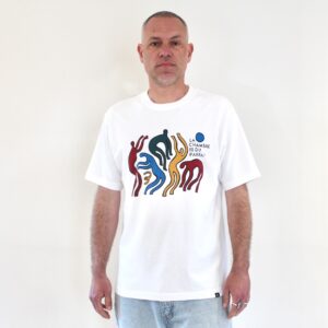 By Parra La chambre nuit t-shirt blanc