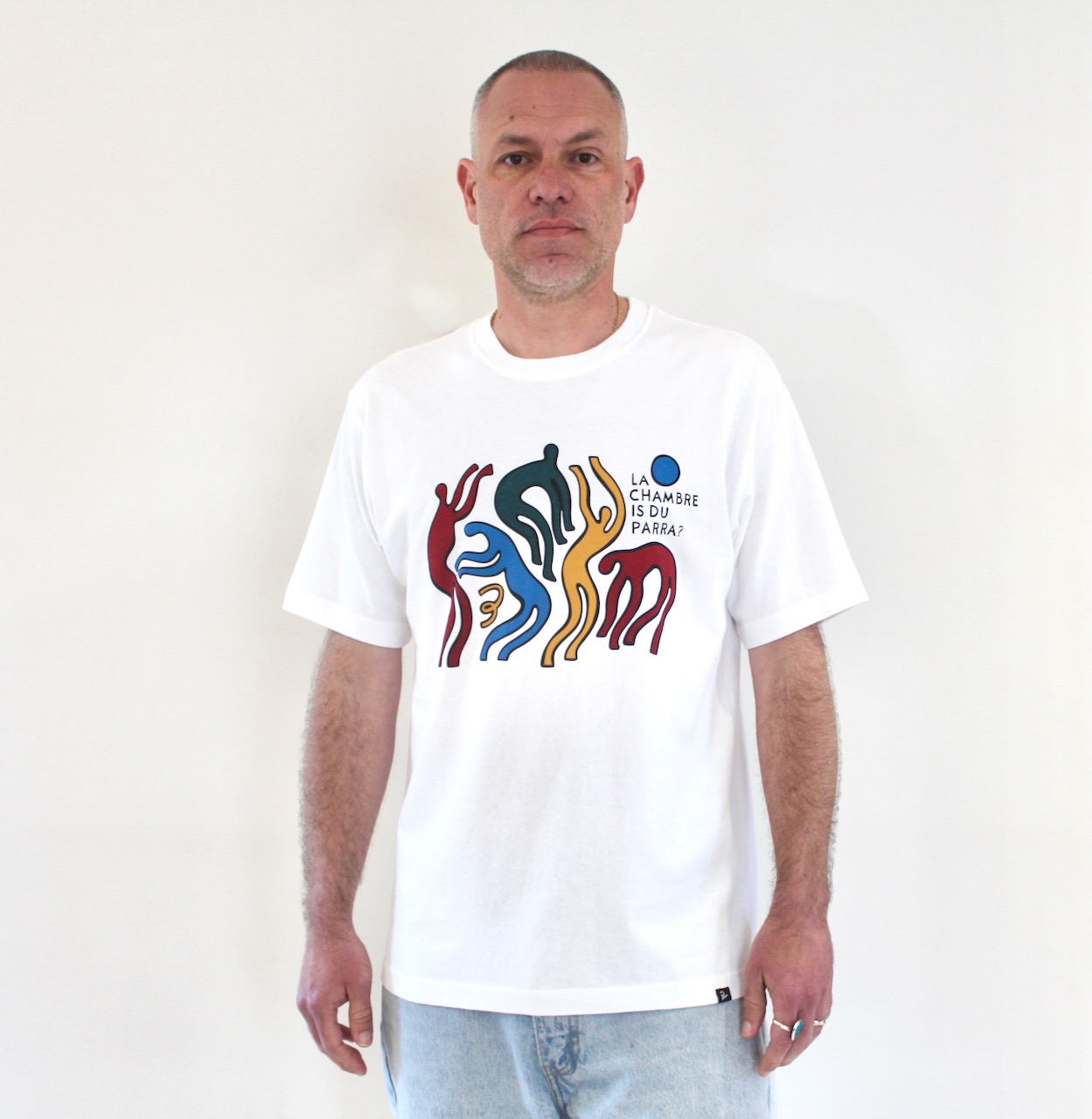 By Parra La chambre nuit t-shirt blanc