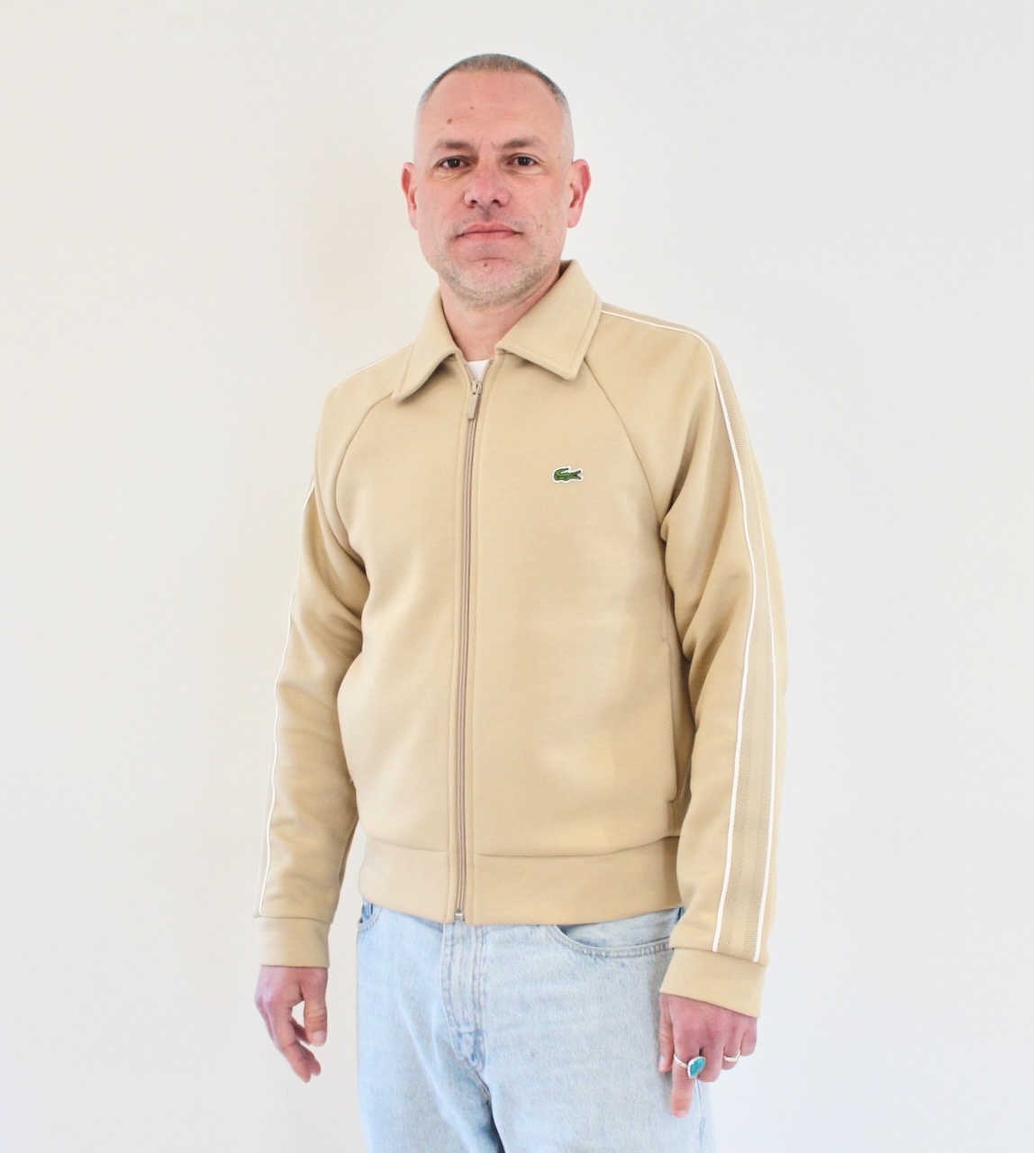 Lacoste Sweat fullzip beige