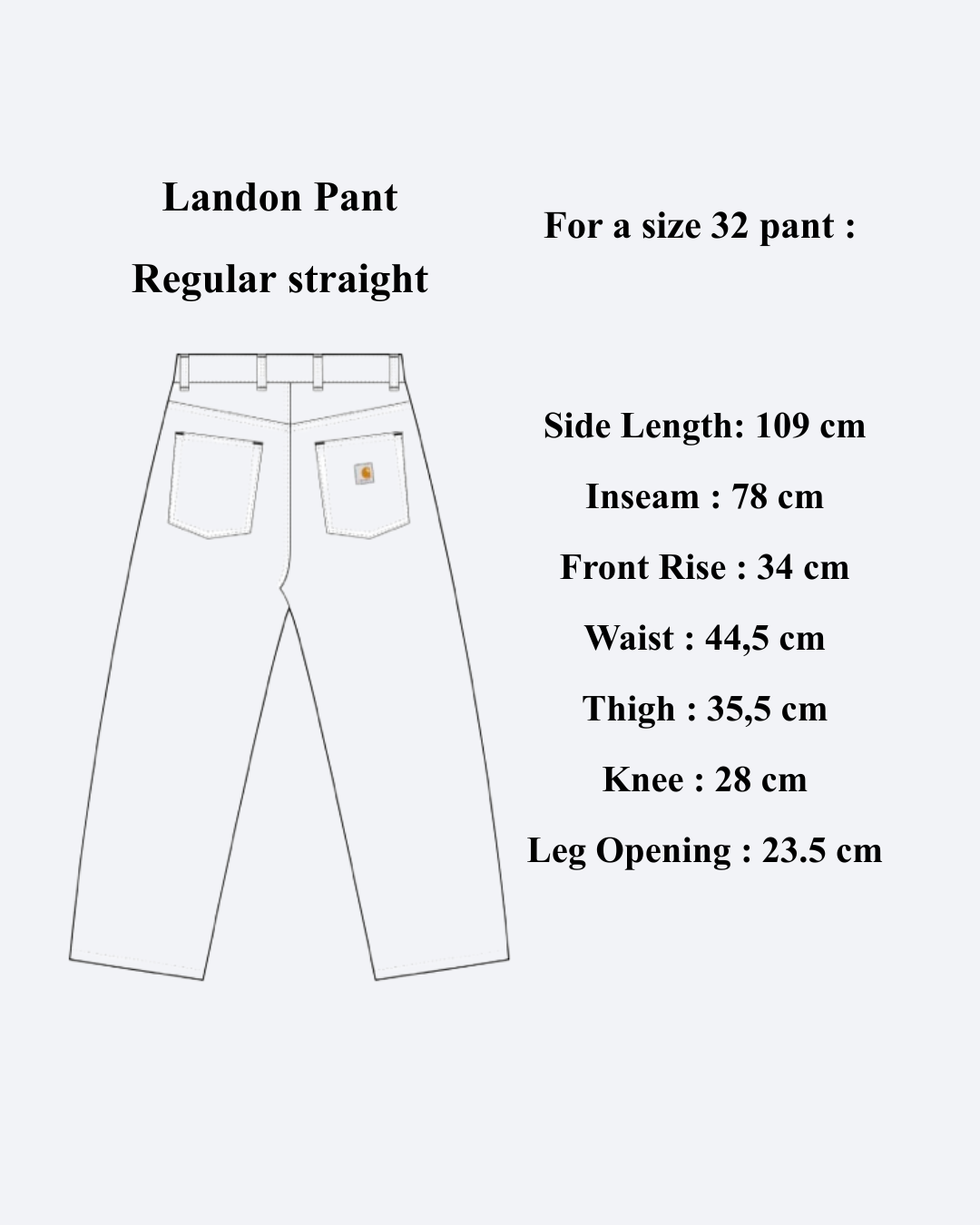 Landon Short blue stone washed