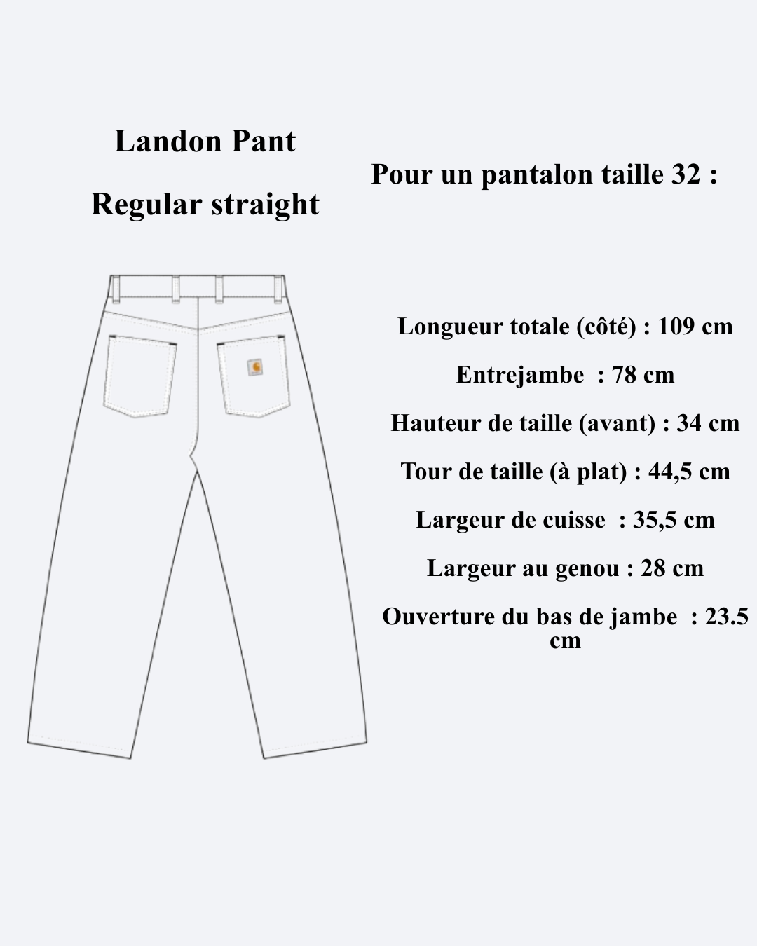 Landon Short blue stone washed