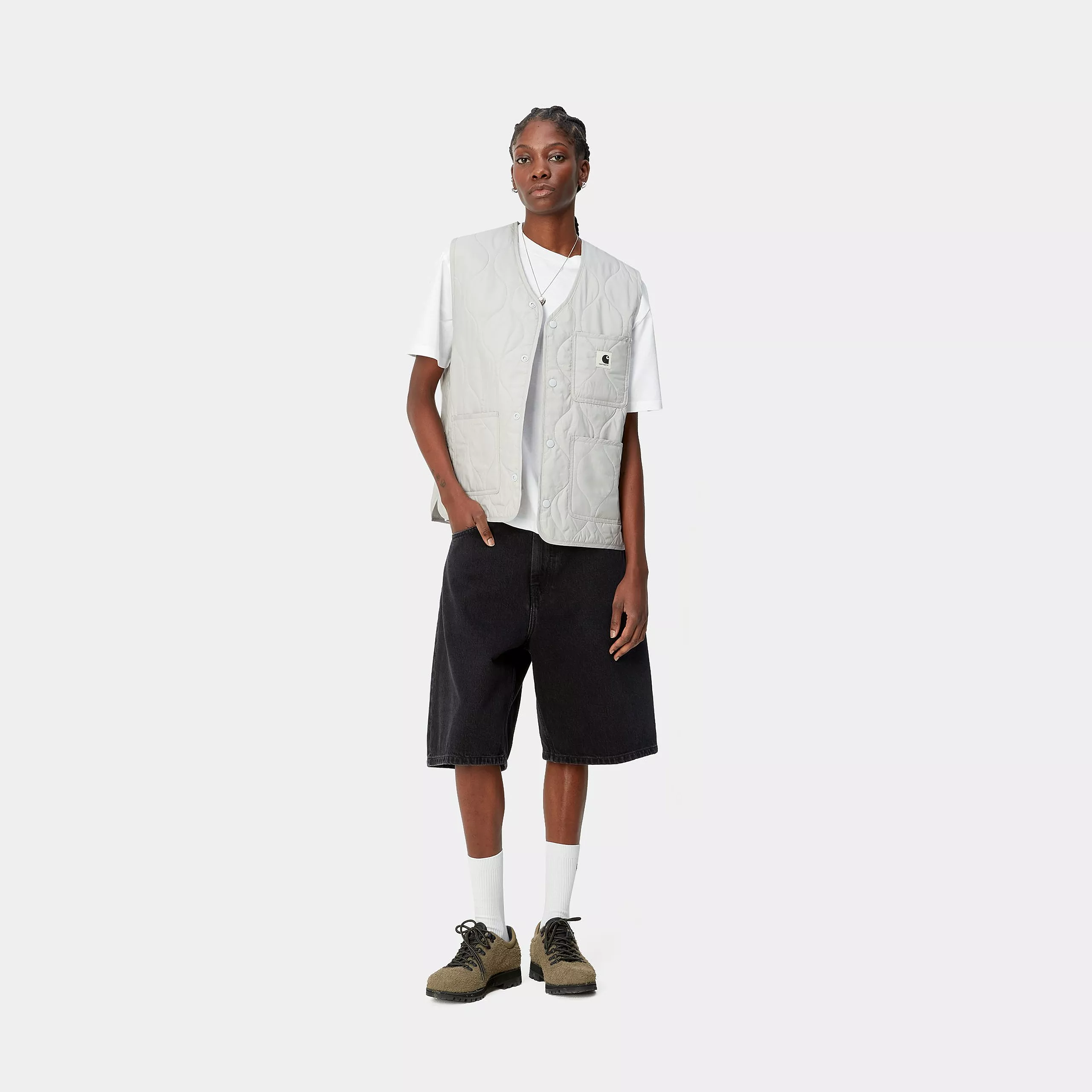 Carhartt Wip W' Brandon short black stone washed