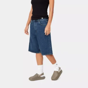 Carhartt Wip W' Brandon short blue stone washed