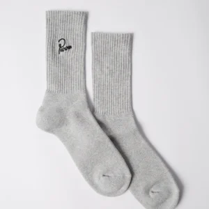 By Parra Signature Crew Socks Grey
