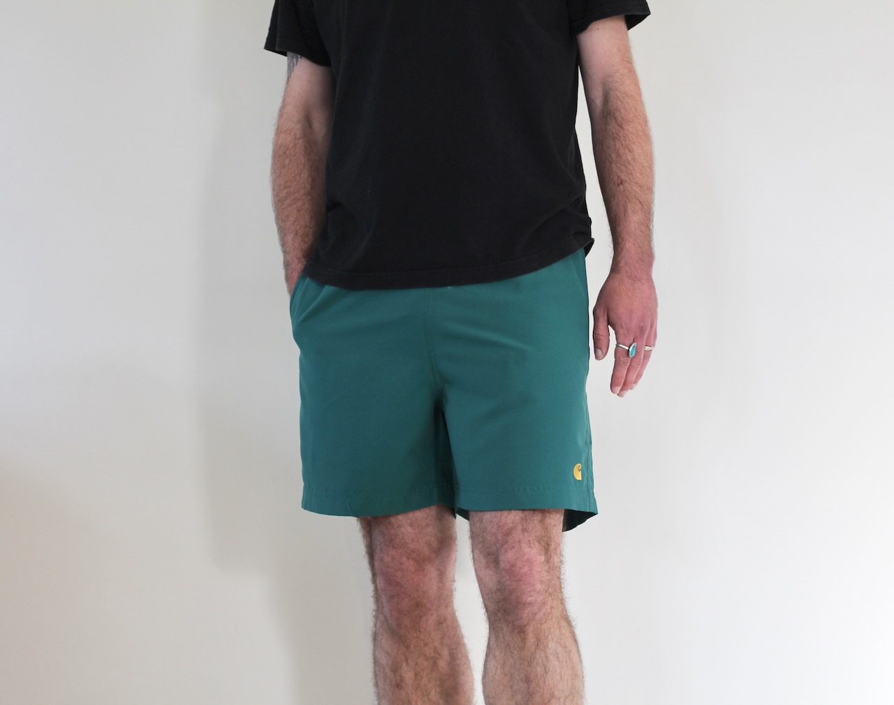 Carhartt Wip Chase Swim Trunks Rainforest