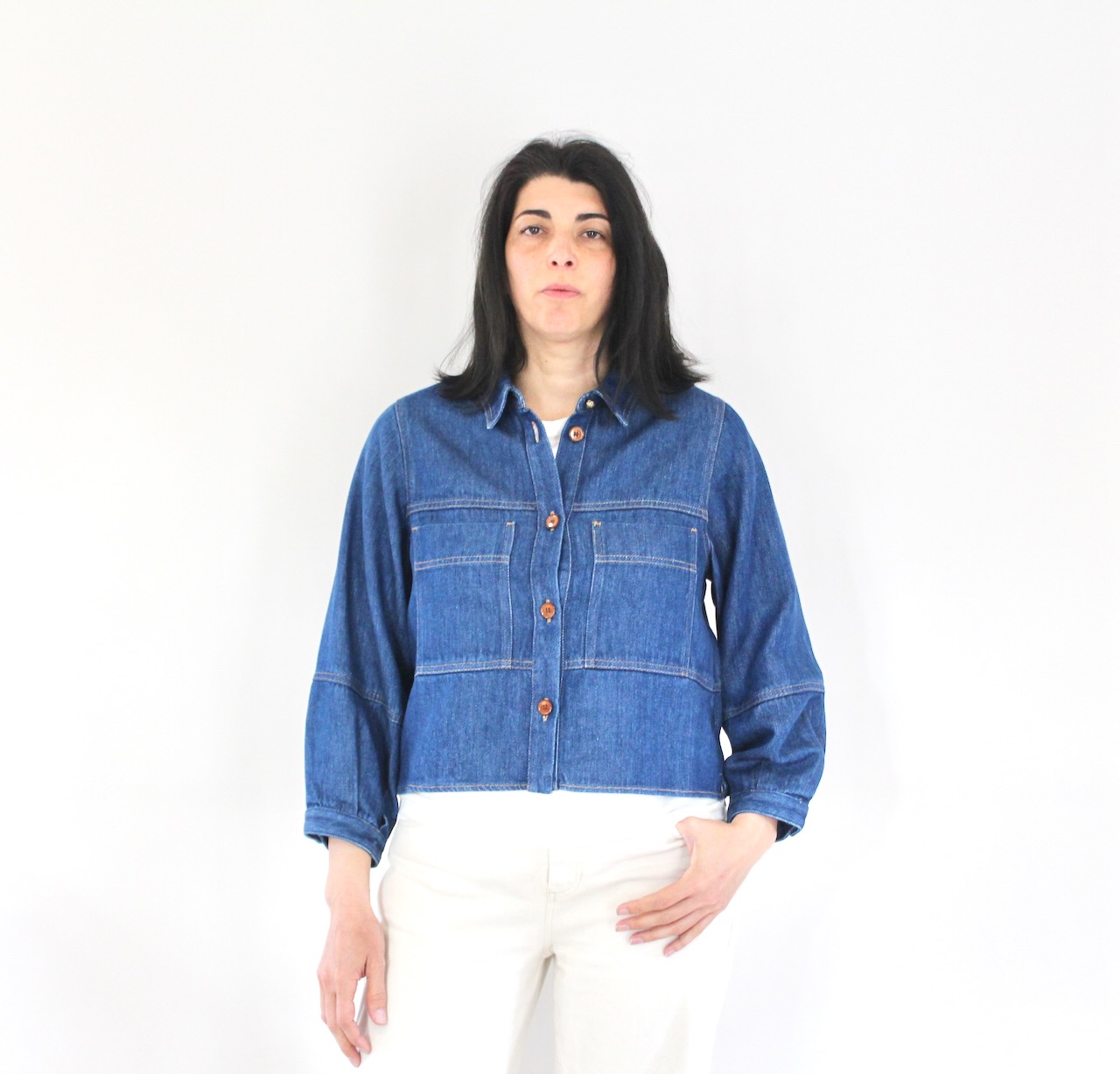 Sessun Surchemise Leone Denim Blue