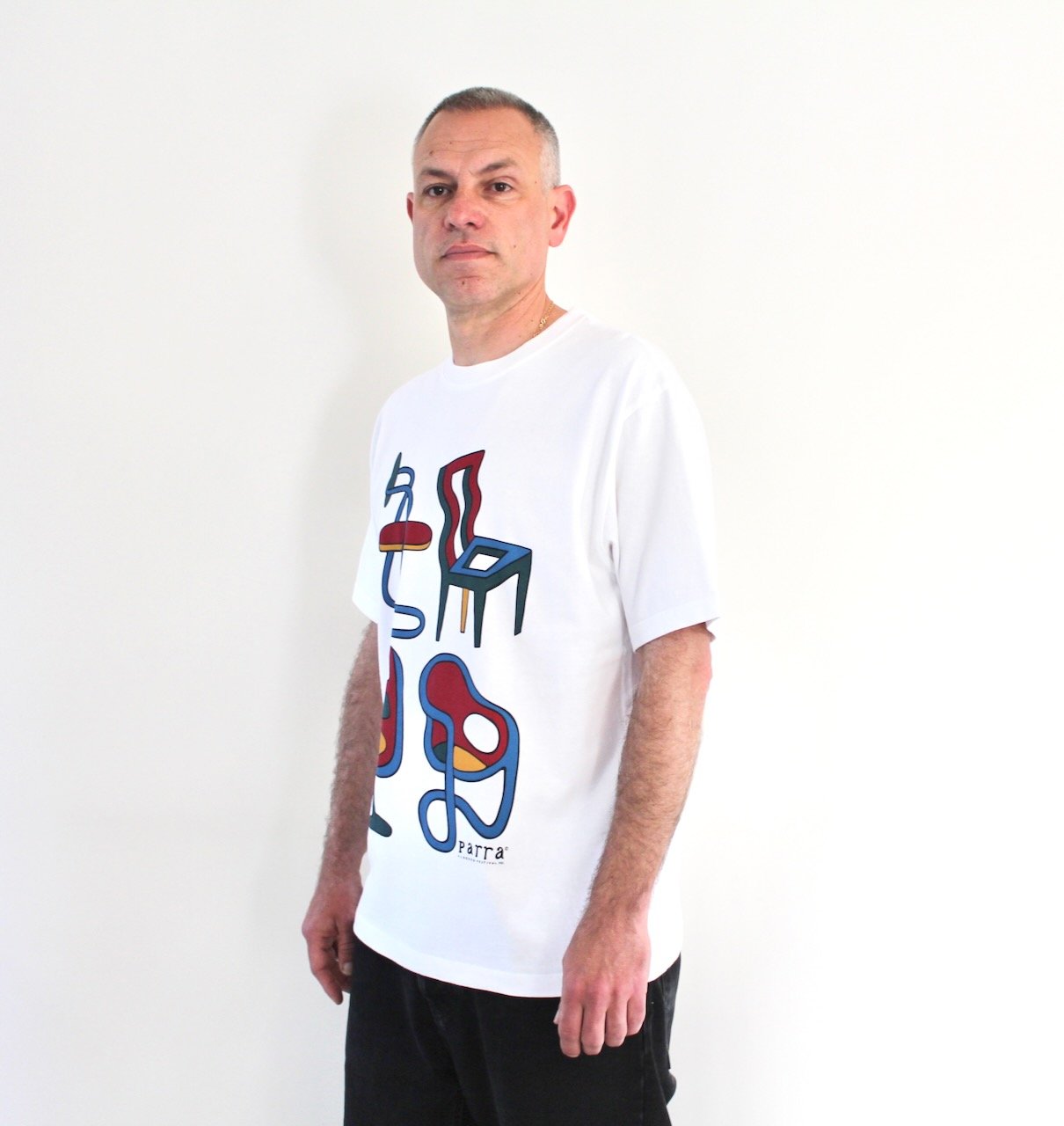 By Parra Unreasonable Chairs T-shirt white