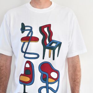 By Parra Unreasonable Chairs T-shirt white