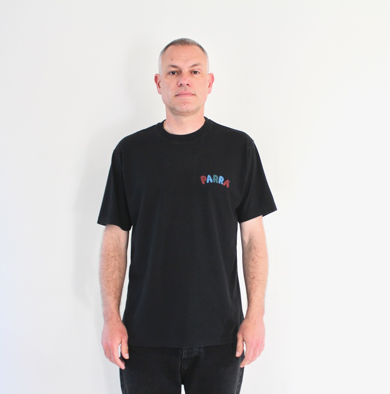 By Parra This Damn Chair T-shirt Washed black