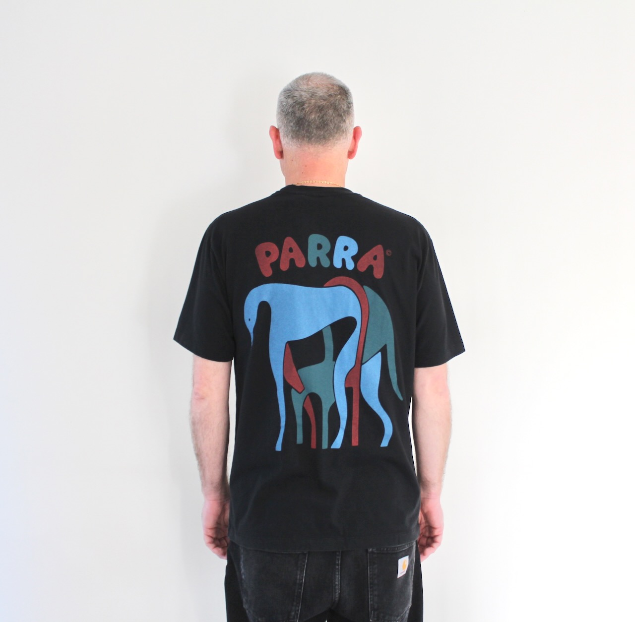 By Parra This Damn Chair T-shirt Washed black