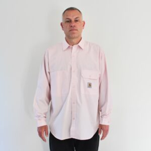 Carhartt Wip Irwin Shirt LS Air Pink