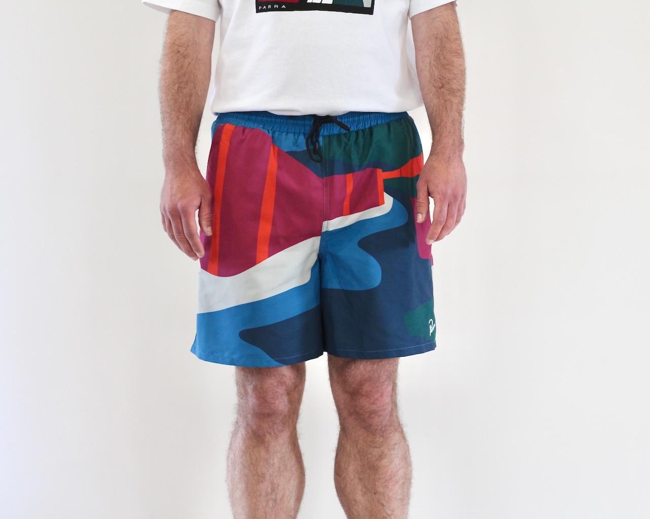 By Parra The Festival Fence Swimshort Blue