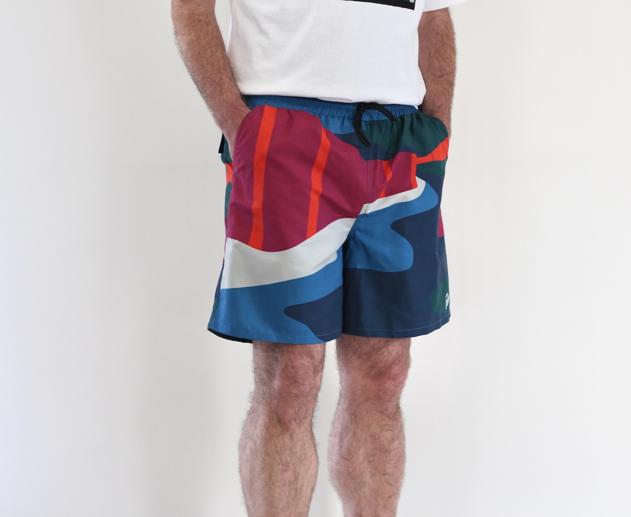 By Parra The Festival Fence Swimshort Blue