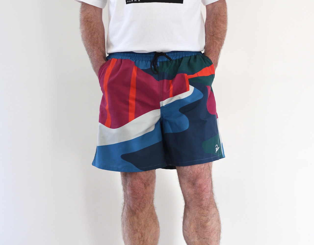 By Parra The Festival Fence Swimshort Blue