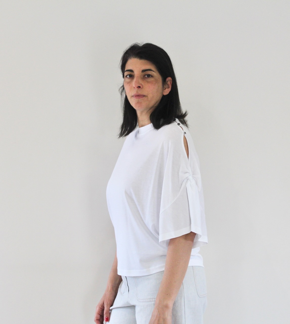 Sessun Summer Night t-shirt Optical white