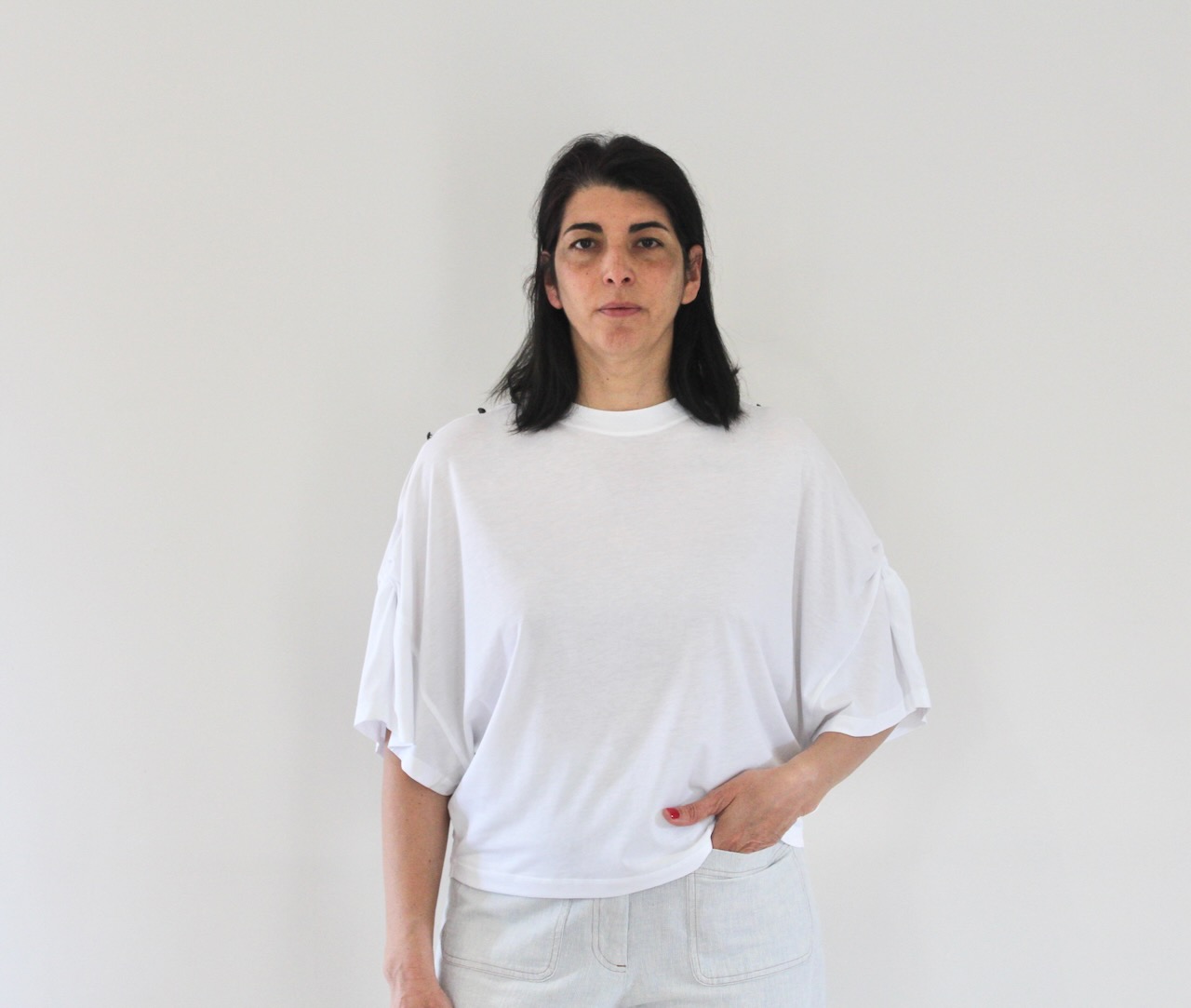 Sessun Summer Night t-shirt Optical white