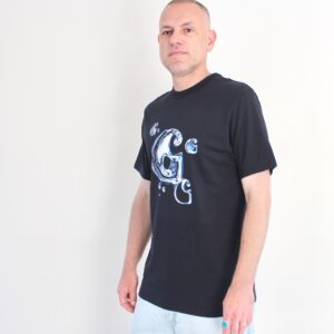 Carhartt Wip Solar Chrome C-logo T-shirt Dark Navy