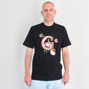 Carhartt Wip Solar Chrome C-logo T-shirt Black
