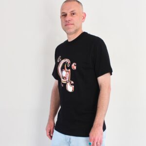 Carhartt Wip Solar Chrome C-logo T-shirt Black