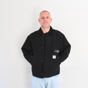 Carhartt Wip OG Arcan Graphic Jacket Black Heavy Stone wash