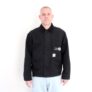 Carhartt Wip OG Arcan Graphic Jacket Black Heavy Stone wash
