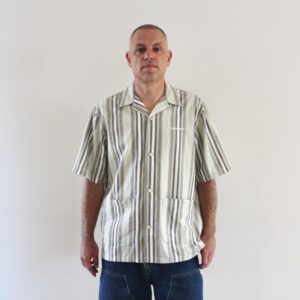 Carhartt Wip Folsey Shirt Stripe Pale Olive