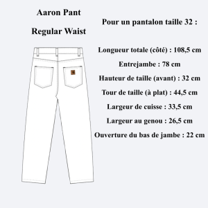 Aaron Pant Blue Stone Bleached