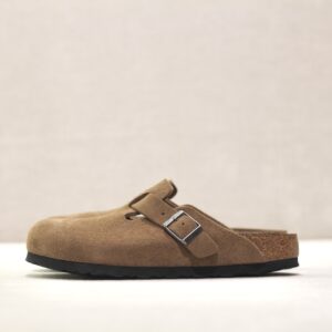 Birkenstock Boston SFB LEVE Dark Tea Tonal