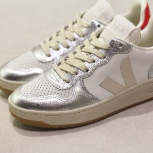 Veja V10 Prime Leather White Pierre Silver