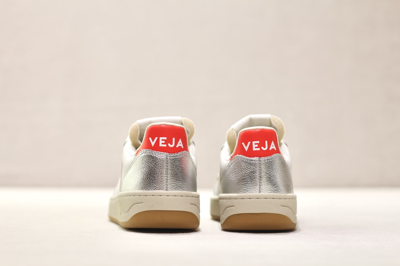 Veja V10 Prime Leather White Pierre Silver