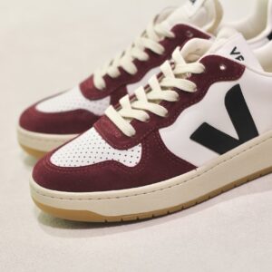 Veja V10 Prime Leather White Black Amarante