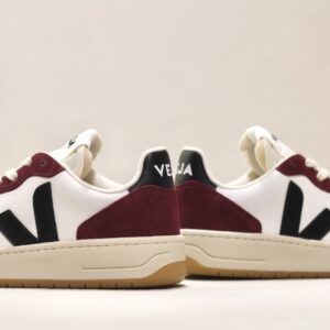 Veja V10 Prime Leather White Black Amarante