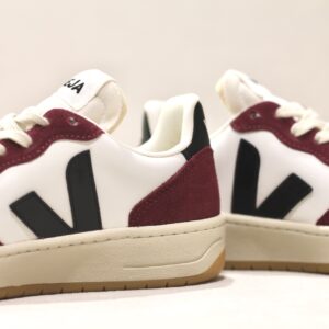 Veja V10 Prime Leather White Black Amarante