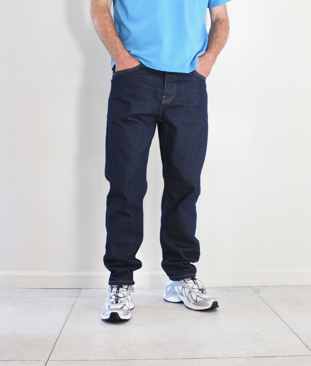 Newel Pant Blue One Wash