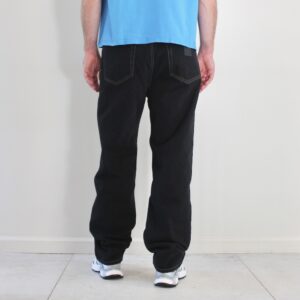 Carhartt Wip Aaron Pant Denim Black Stone Washed