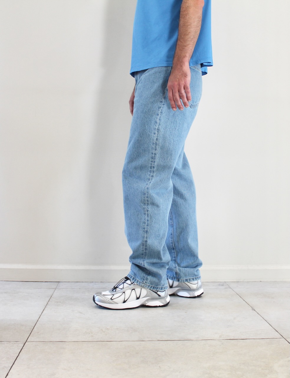 Carhartt Wip Aaron Pant Blue Stone Bleached