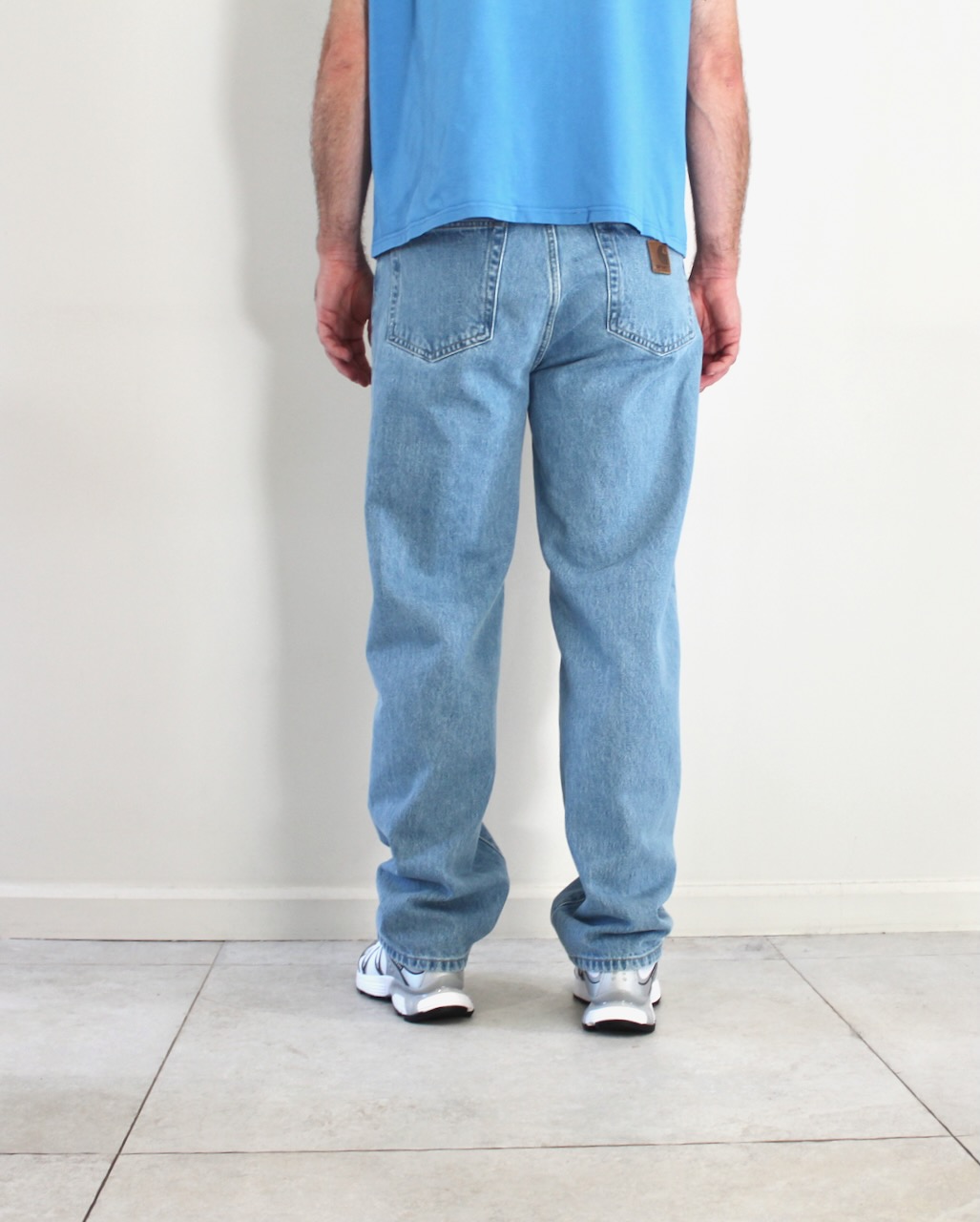 Carhartt Wip Aaron Pant Blue Stone Bleached