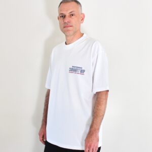 Carhatt Wip Arcan T-shirt White Heavy Stone Wash