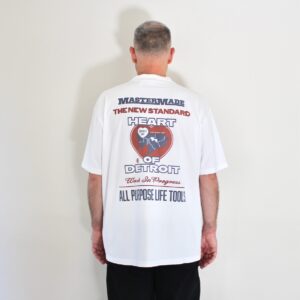 Carhatt Wip Arcan T-shirt White Heavy Stone Wash