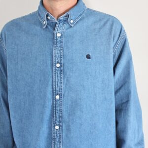 Carhartt Wip Lucas Shirt Blue Stone Washed