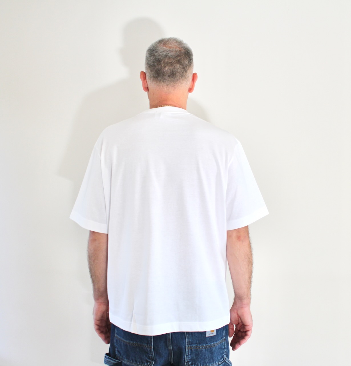 Lacoste Tee Shirt col rond blanc