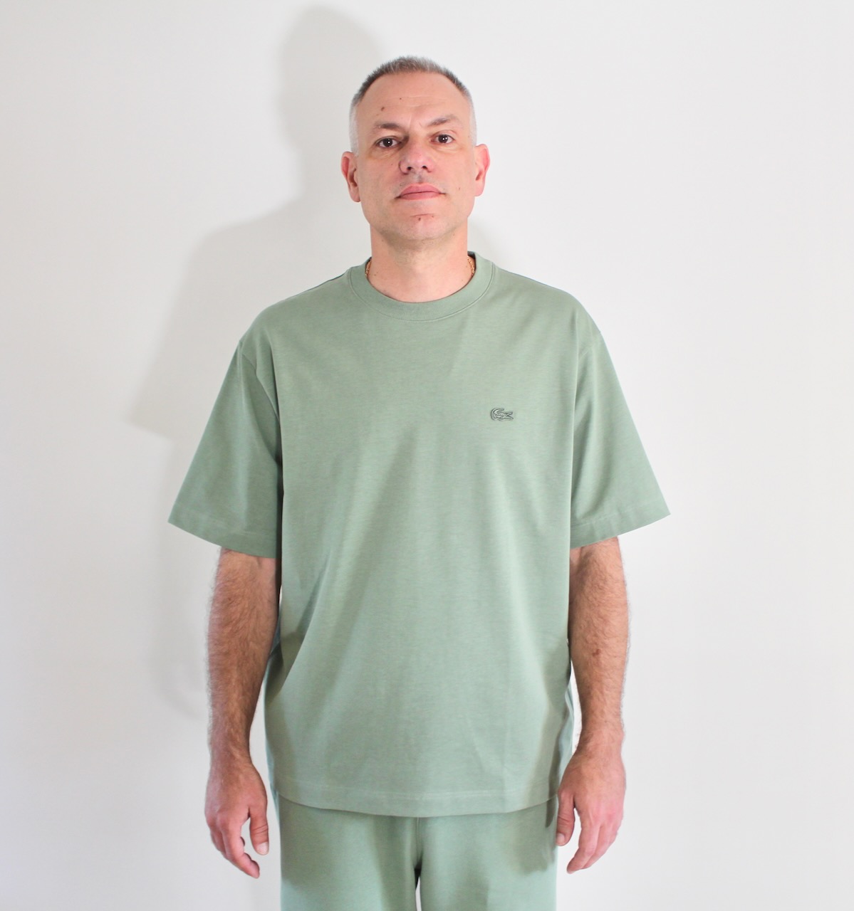 Lacoste Tee-shirt col rond thym